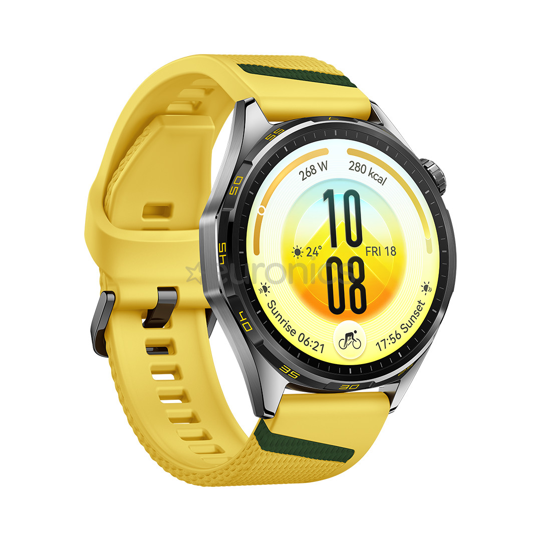 Huawei Watch GT7, 46 мм, нерж. сталь/желтый - Смарт-часы