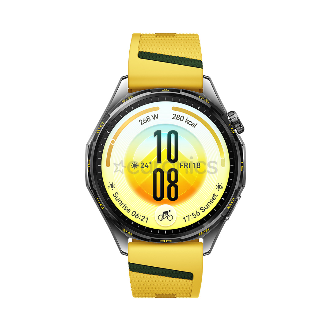 Huawei Watch GT7, 46 мм, нерж. сталь/желтый - Смарт-часы