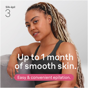 Braun Silk epil 3, white/pink - Epilator