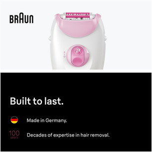 Braun Silk epil 3, white/pink - Epilator