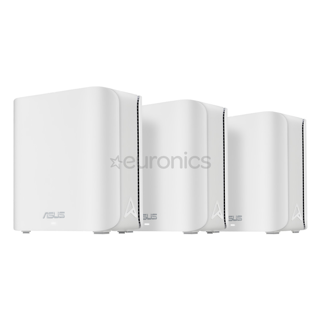 Asus ZenWiFi BD4, Wi-Fi 7, 3 tk, valge - Wi-Fi ruuter silmussüsteemi komplekt