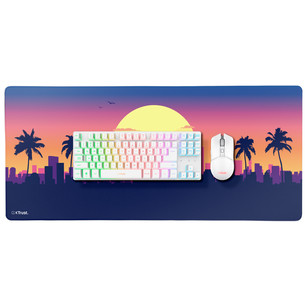 Trust GXT 882 3-in-1 Miami, TKL, US, XXL hiirematt, valge - Juhtmevaba desktop 26362