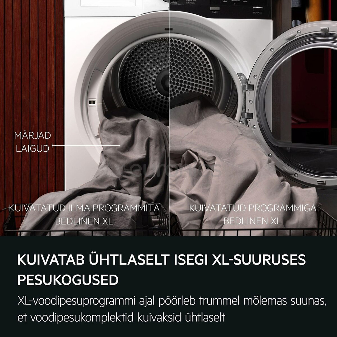 AEG 8000 Seeria AbsoluteCare, 8 kg, depth 63.6 cm - Clothes dryer