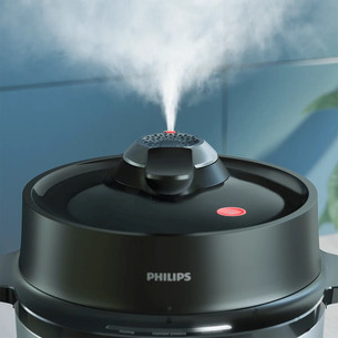Philips 3000 Series Multi Cooker, 1000 Вт, 6 л, черный/темно-серый - Мультиварка
