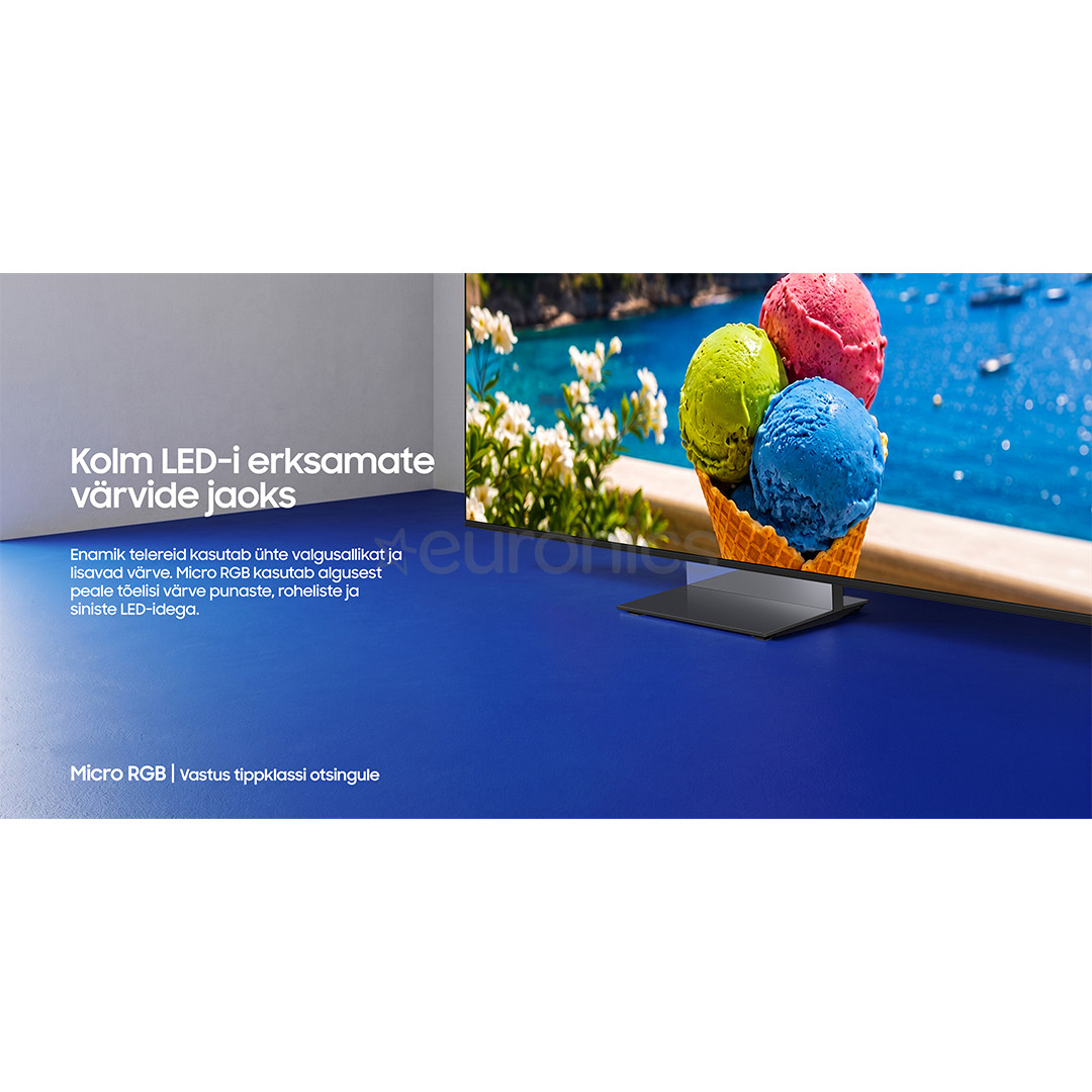 Samsung R95H 85'', 4K UHD, Micro RGB, must - Teler