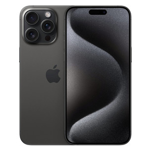 Refurbished Apple iPhone 15 Pro Max, 256 GB, black titanium - Smartphone 00106295700033