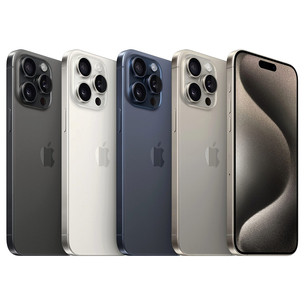 Refurbished Apple iPhone 15 Pro Max, 256 GB, black titanium - Smartphone
