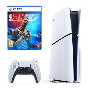 Sony PlayStation 5 Slim + NBA 2K27 - Mängukonsooli komplekt PS5NBABUNDLE