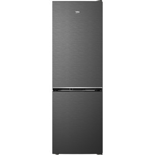 Beko, NoFrost, 370 L, height 187 cm, dark inox - Refrigerator B5RCNA375HXBR