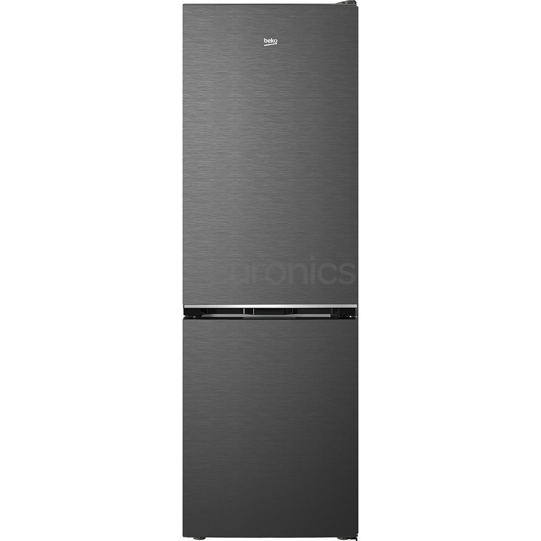 Beko, NoFrost, 370 л, высота 187 см, темная нерж. сталь - Холодильник