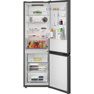 Beko, NoFrost, 370 л, высота 187 см, темная нерж. сталь - Холодильник