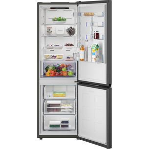 Beko, NoFrost, 370 л, высота 187 см, темная нерж. сталь - Холодильник