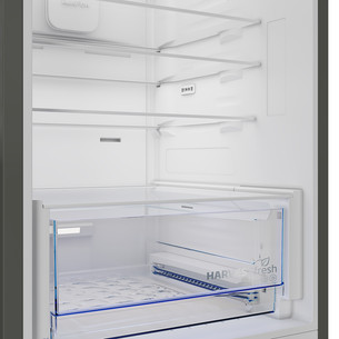 Beko, NoFrost, 370 л, высота 187 см, темная нерж. сталь - Холодильник