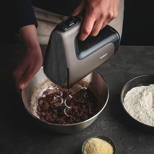 Tefal Powermix Silence, 850 W, tumehall - Käsimikser
