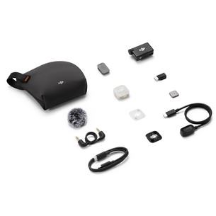 DJI Mic Mini 2S (1 TX + 1 RX), белый - Беспроводной микрофон