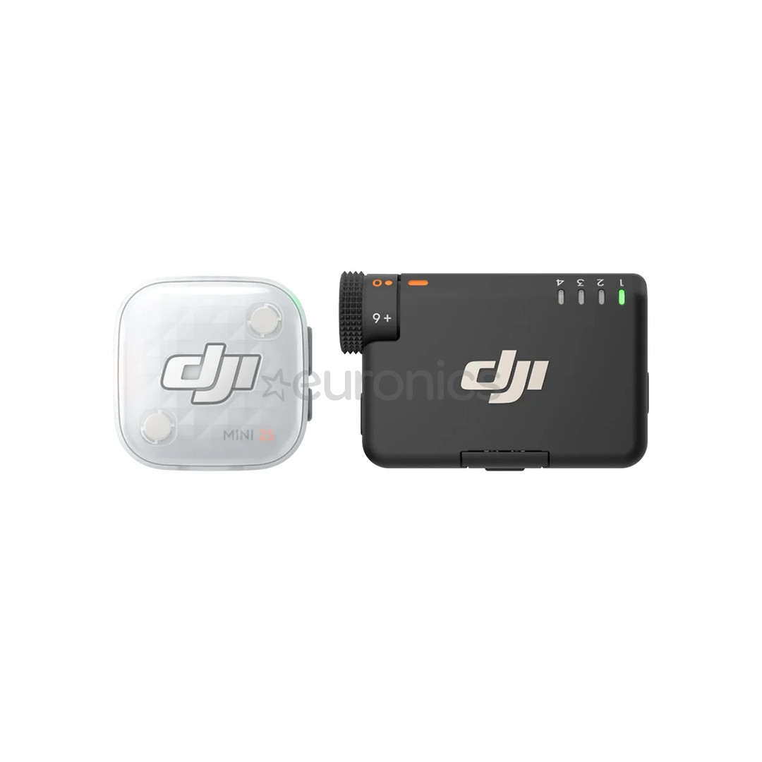 DJI Mic Mini 2S (1 TX + 1 RX), белый - Беспроводной микрофон