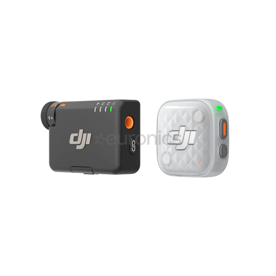 DJI Mic Mini 2S (2 TX + 1 RX + Charging Case), белый - Беспроводной микрофон