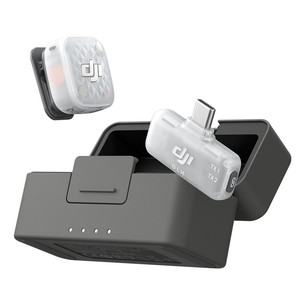 DJI Mic Mini 2S (1 TX + 1 Mobile RX + Charging Case), белый - Беспроводной микрофон CP.RN.00000559