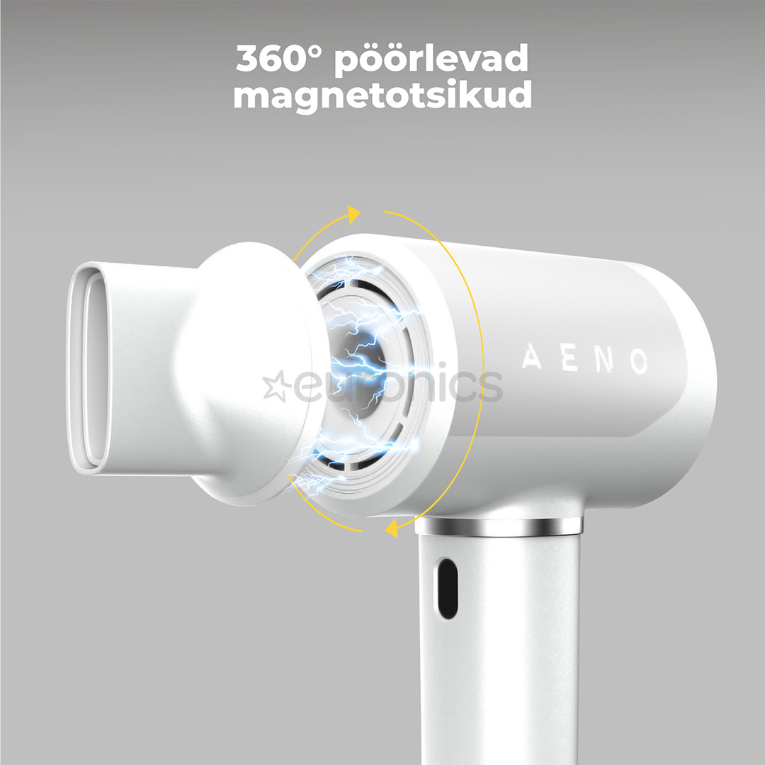 Aeno HD5W AI ProDryer, 1500 W, valge - Föön