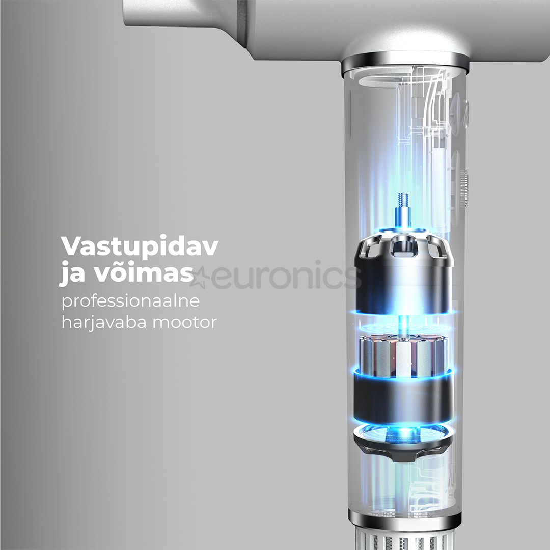 Aeno HD5W AI ProDryer, 1500 W, valge - Föön
