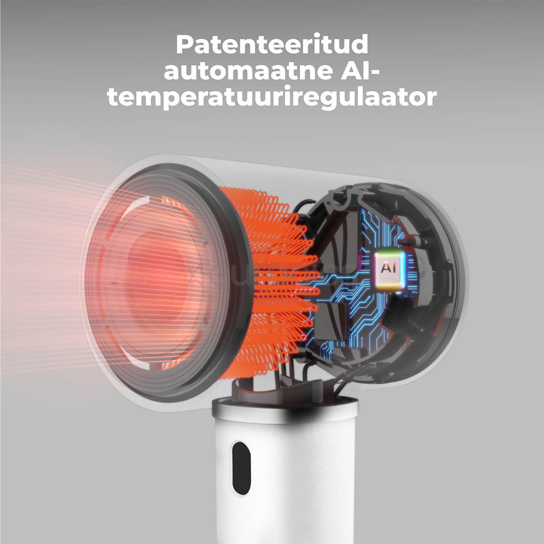 Aeno HD5W AI ProDryer, 1500 W, valge - Föön