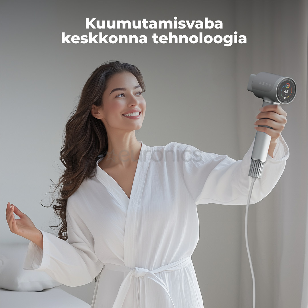 Aeno HD5W AI ProDryer, 1500 W, valge - Föön