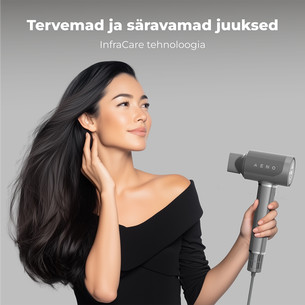 Aeno HD5G AI ProDryer, 1500 W, hall - Föön