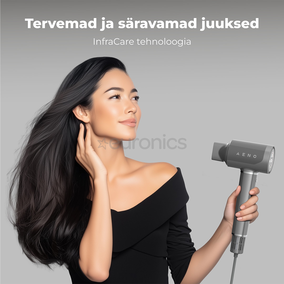 Aeno HD5G AI ProDryer, 1500 W, hall - Föön