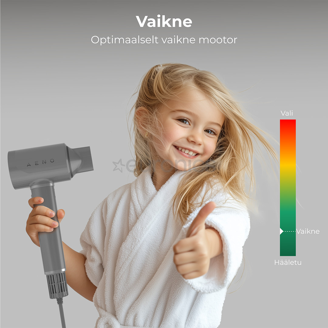 Aeno HD5G AI ProDryer, 1500 W, hall - Föön