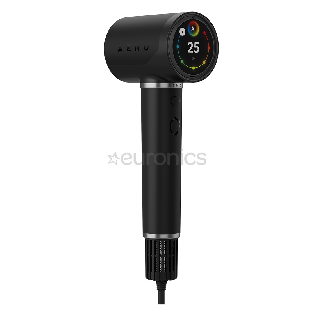 Aeno HD5B AI ProDryer, 1500 W, must - Föön