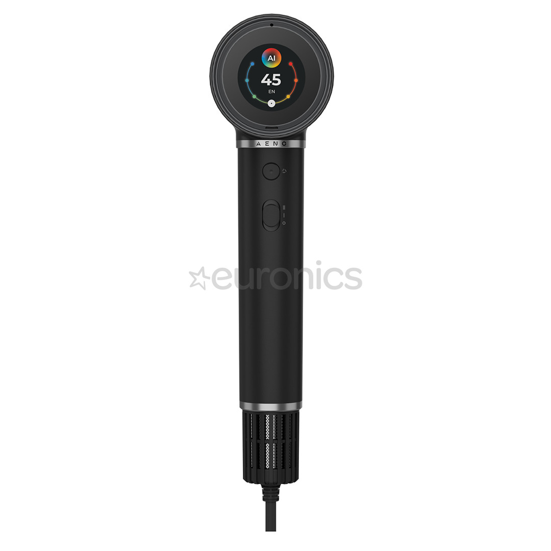 Aeno HD5B AI ProDryer, 1500 W, must - Föön