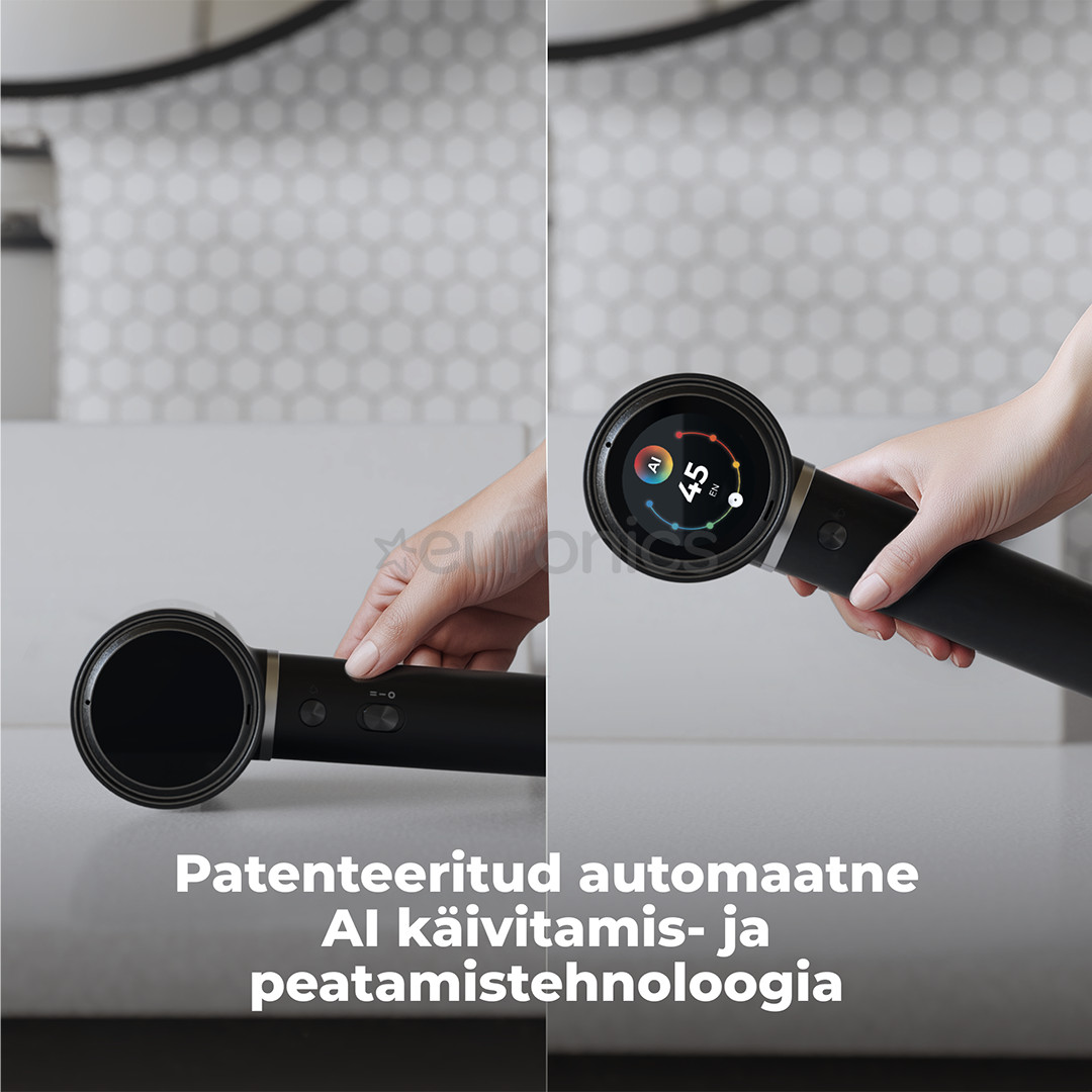Aeno HD5B AI ProDryer, 1500 W, must - Föön