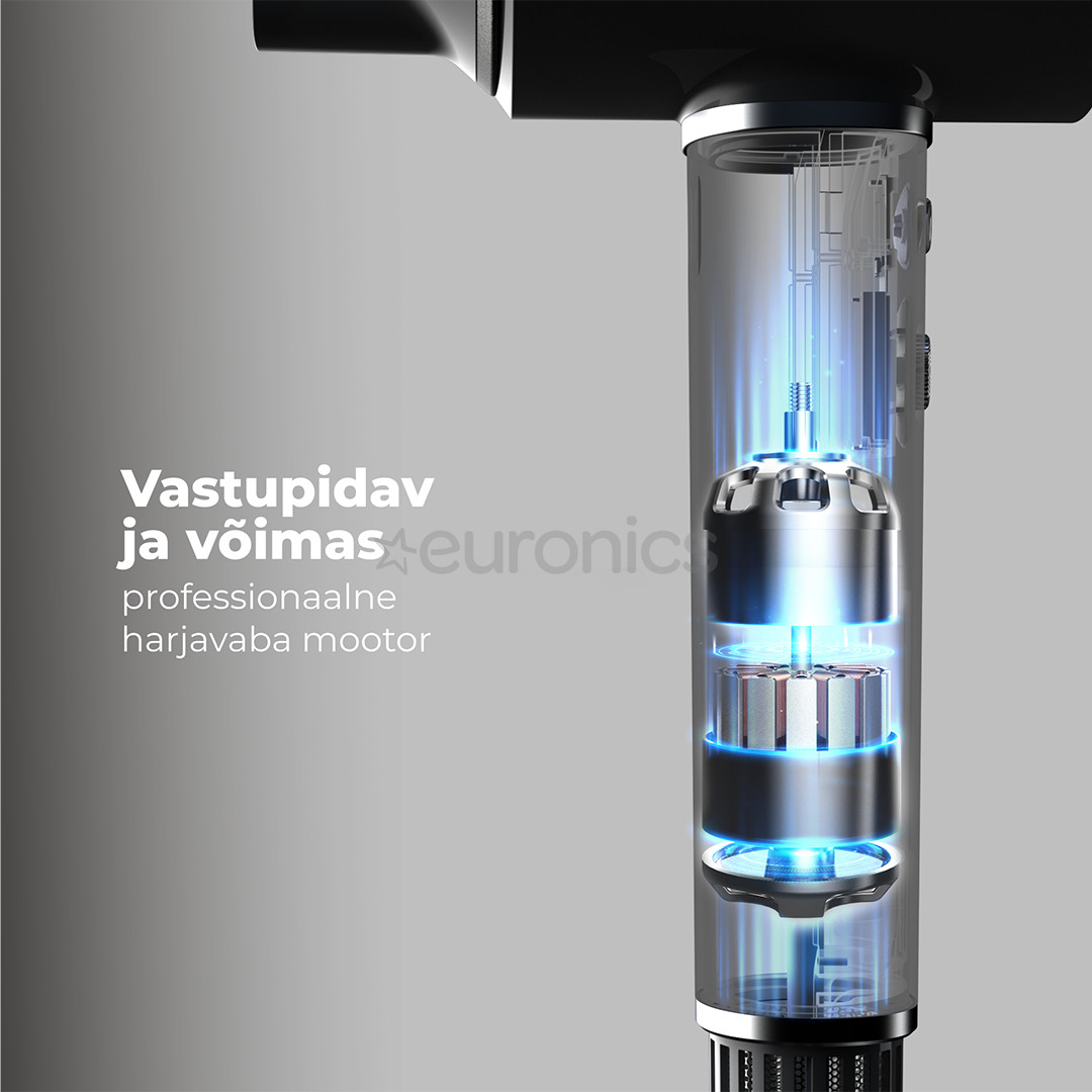 Aeno HD5B AI ProDryer, 1500 W, must - Föön