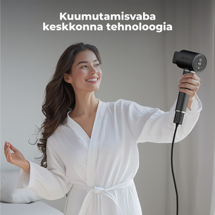 Aeno HD5B AI ProDryer, 1500 W, must - Föön