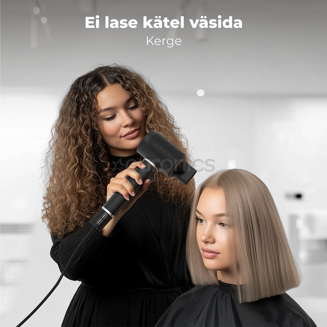Aeno HD5B AI ProDryer, 1500 W, must - Föön