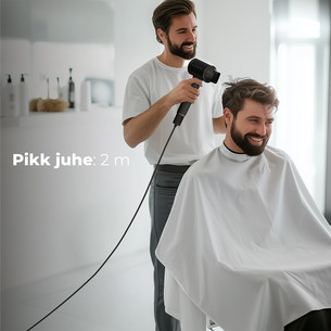 Aeno HD5B AI ProDryer, 1500 W, must - Föön