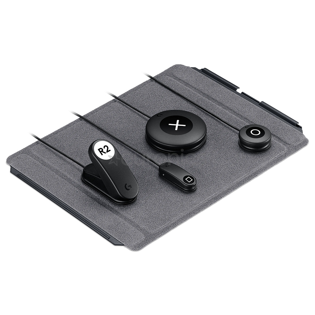 Logitech G Series Adaptive Gaming Kit, PS5, must - Mängutarvikute komplekt