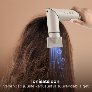 Aeno HS1, 1200 W, valge - Juuste kujundamise seade