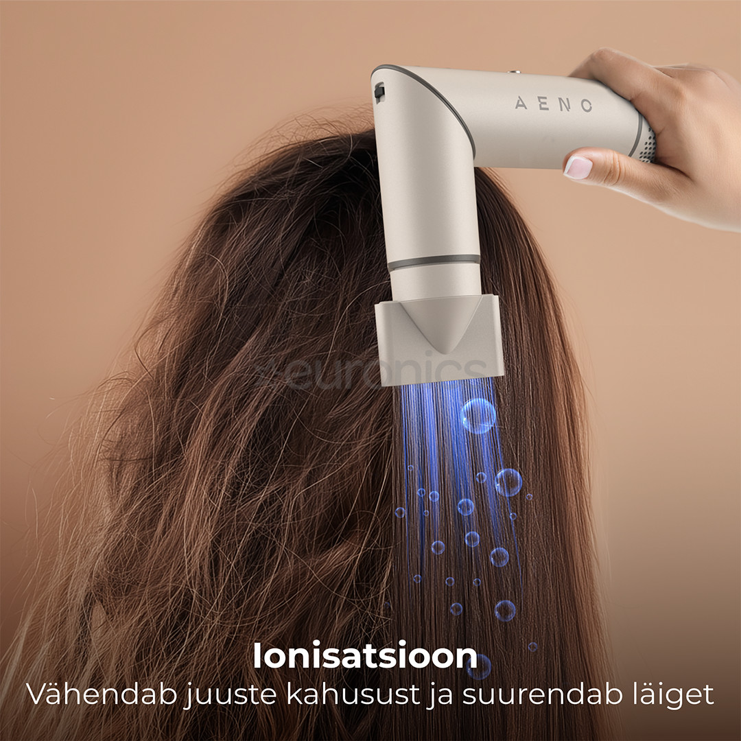 Aeno HS1, 1200 W, valge - Juuste kujundamise seade