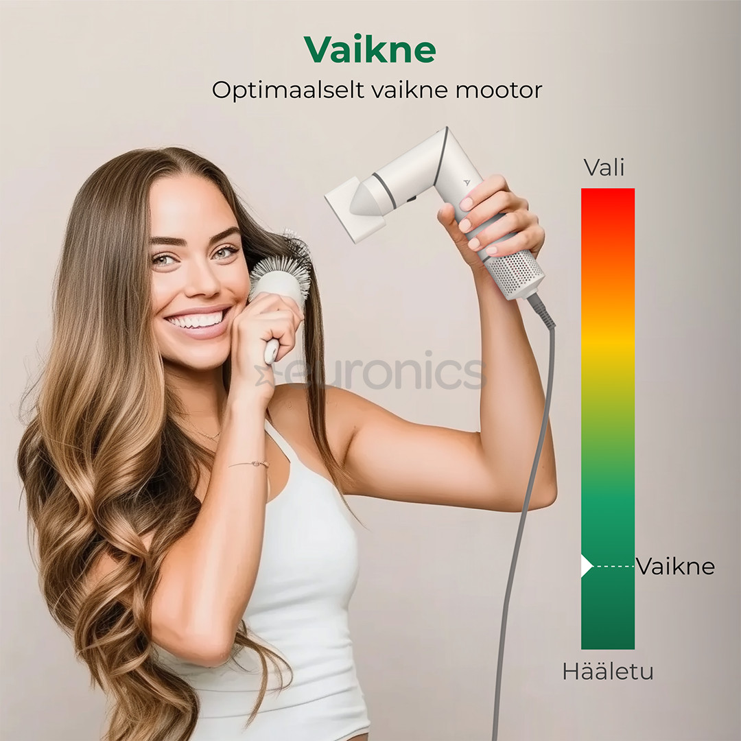 Aeno HS1, 1200 W, valge - Juuste kujundamise seade
