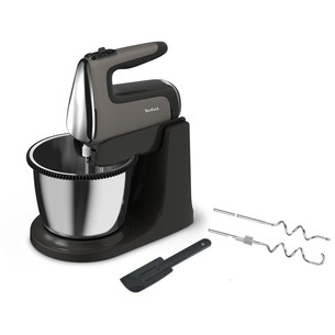 Tefal Powermix Silence, 850 W, tumehall - Käsimikser kausiga HT664EE0