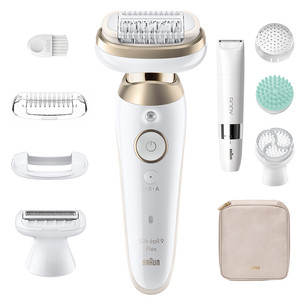 Braun Silk épil 9 Flex SkinSpa, Wet & Dry, белый - Эпилятор