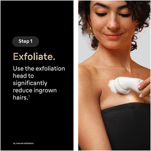 Braun Silk épil 9 Flex SkinSpa, Wet & Dry, белый - Эпилятор
