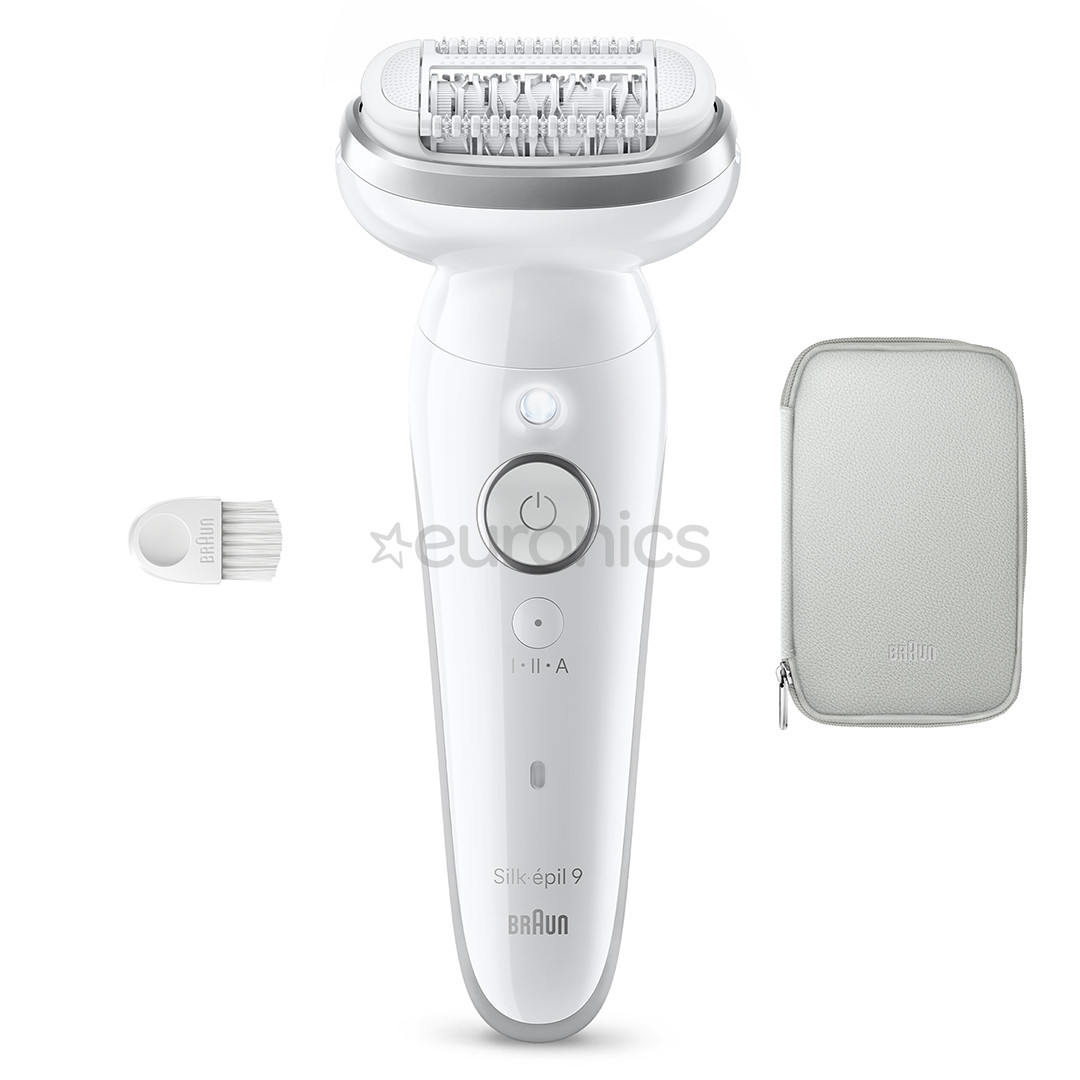 Braun Silk épil 9, Wet & Dry, белый - Эпилятор
