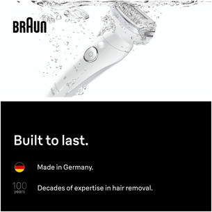 Braun Silk épil 9, Wet & Dry, белый - Эпилятор