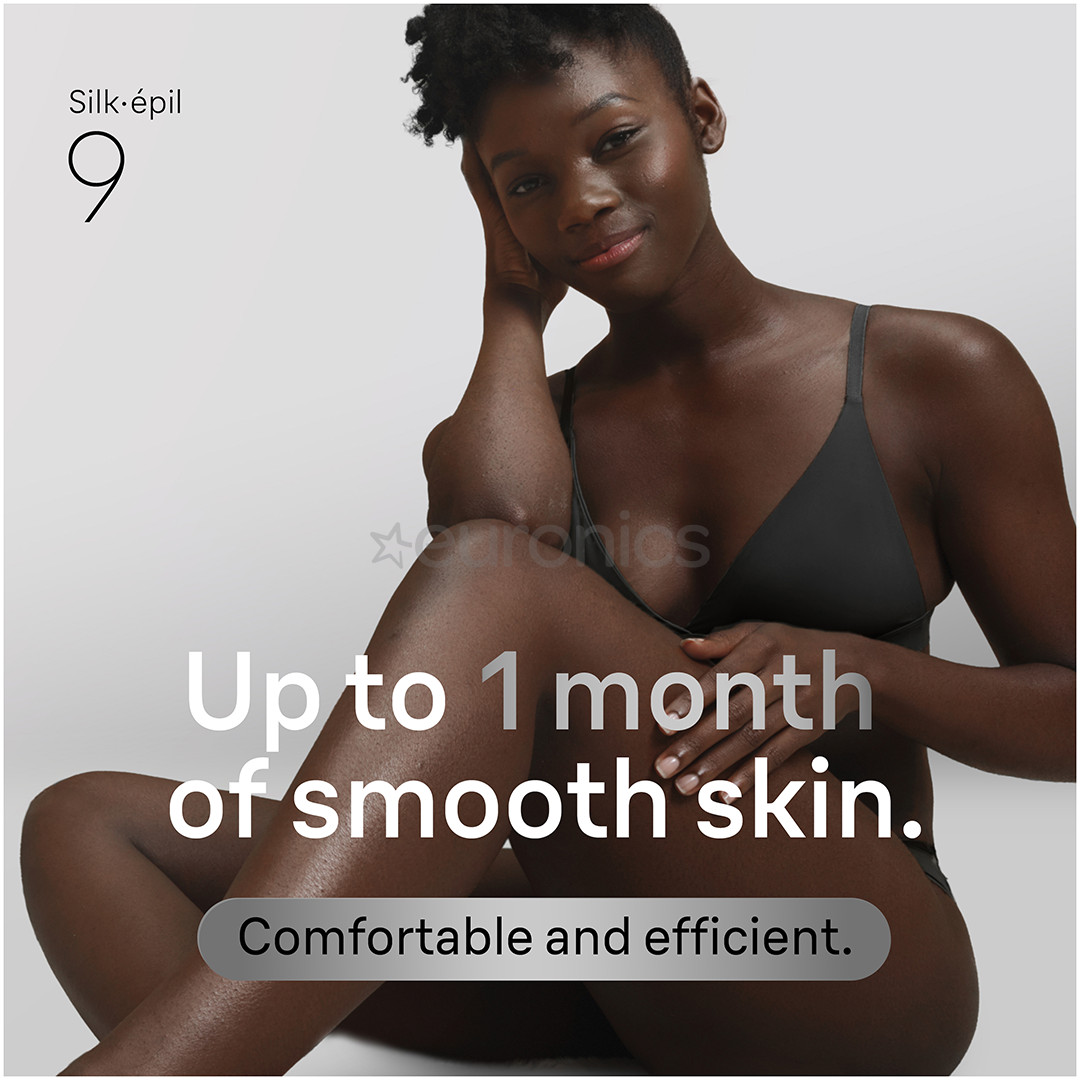 Braun Silk épil 9, Wet & Dry, белый - Эпилятор