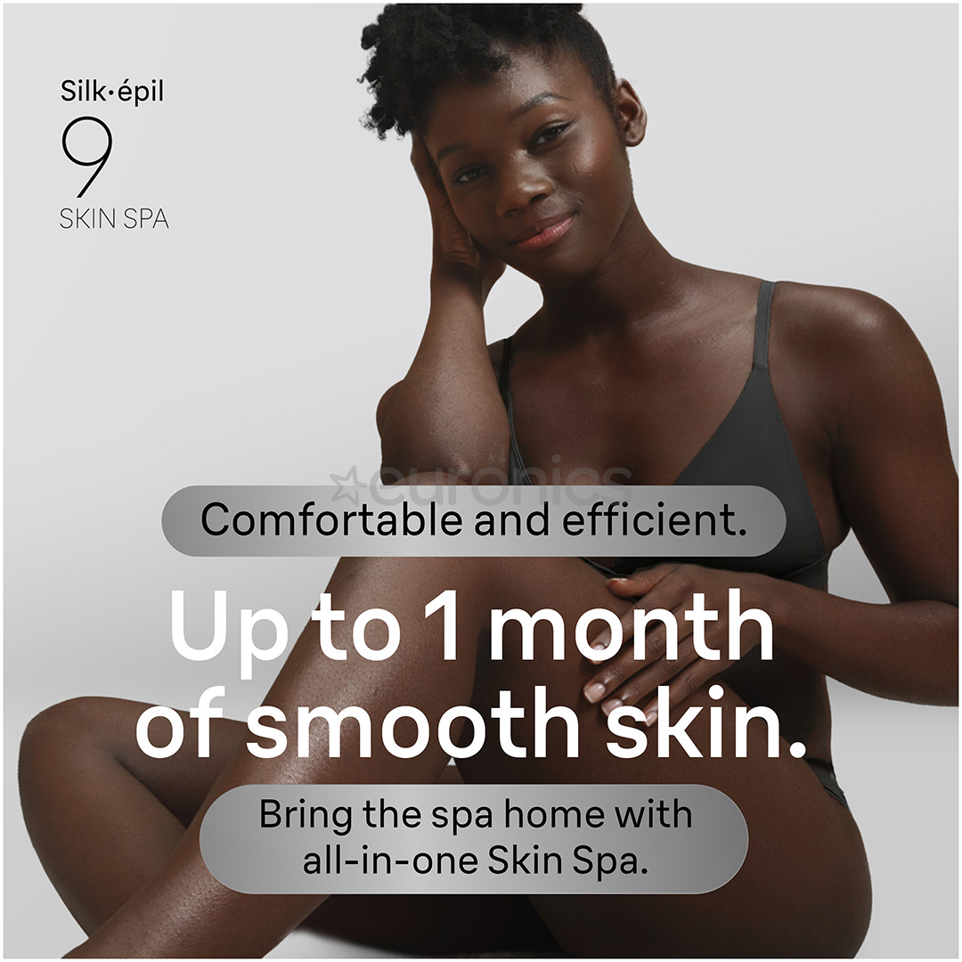 Braun Silk épil 9, сухое и влажное использование, белый - Эпилятор