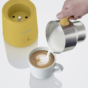 Severin Spuma Lite, 0.4 L, yellow - Induction milk frother