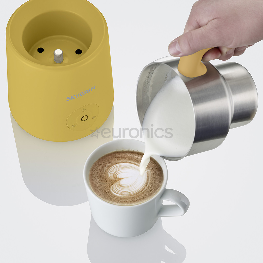 Severin Spuma Lite, 0.4 L, yellow - Induction milk frother
