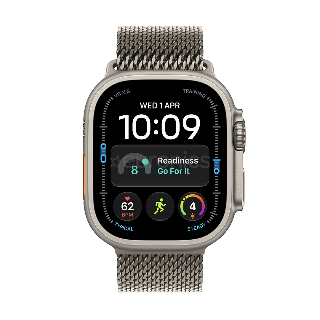Apple Watch Ultra 4, 49 mm, Titanium Milanese Loop, L, titaan - Nutikell